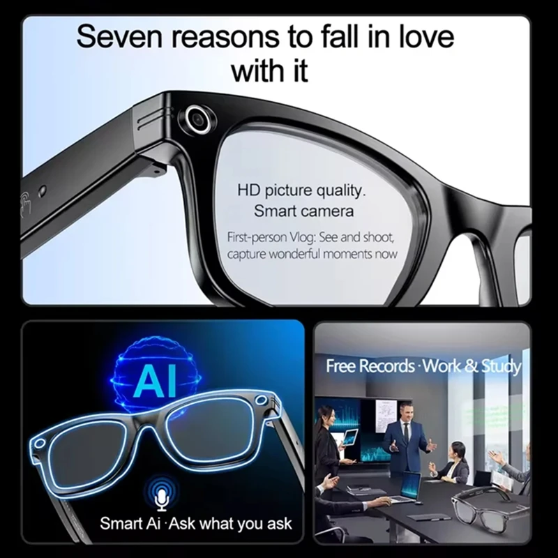 Lenovo AI Smart Glasses 4K Cam - Smart Glasses Lens avis et prix
