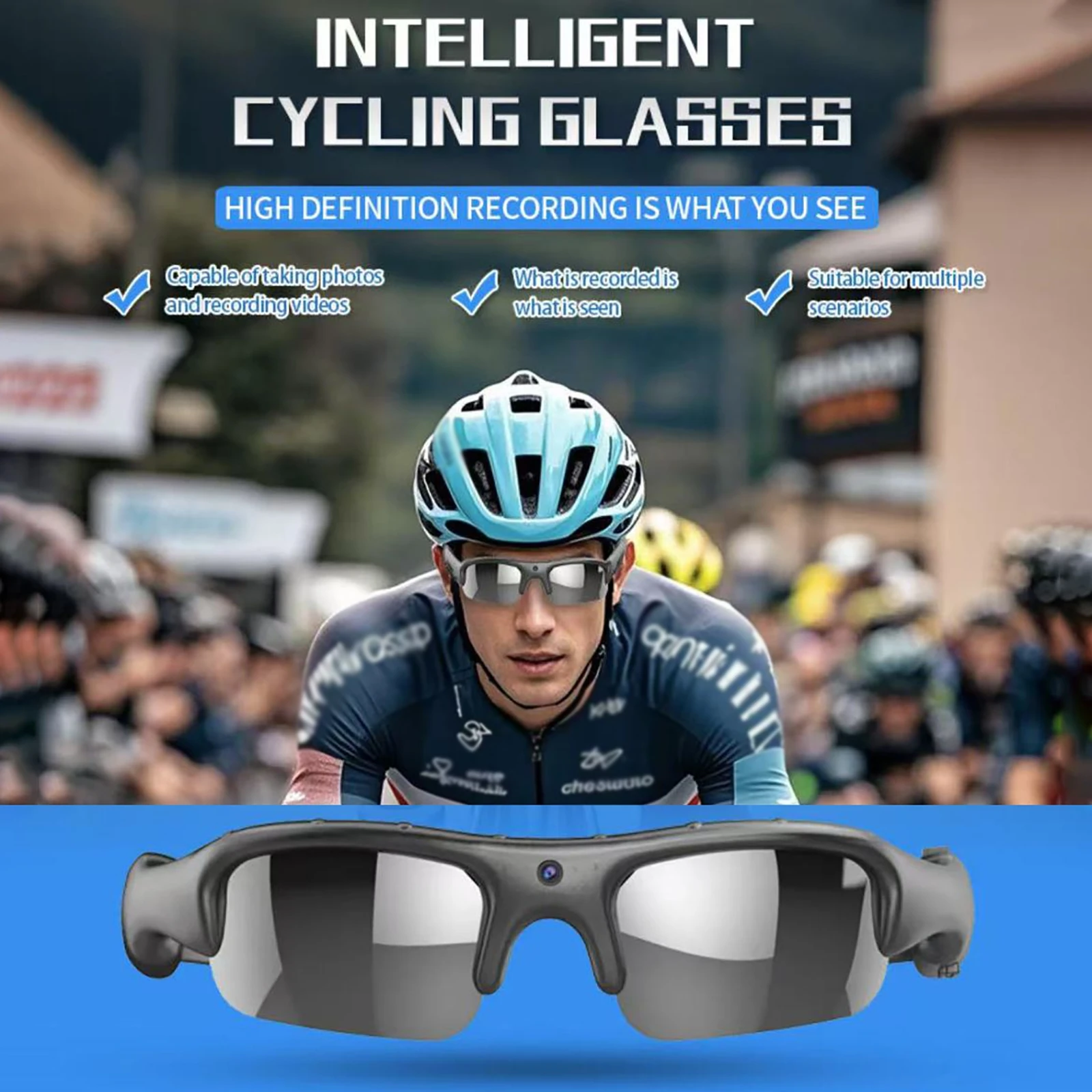 Lunettes intelligentes WIFI 10 - Smart Glasses Lens avis et prix