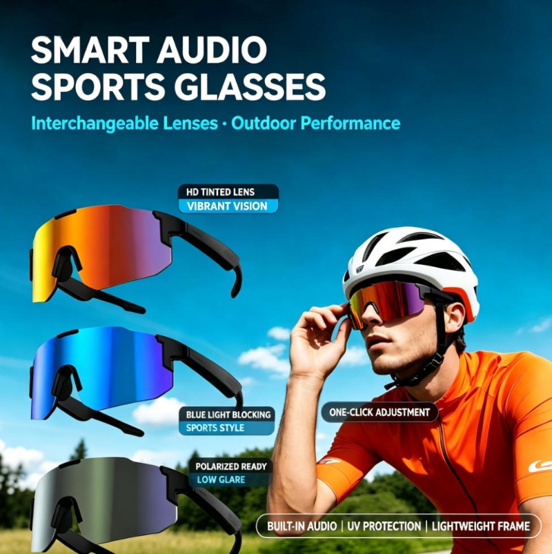 Lunettes de soleil sportives i - Smart Glasses Lens avis et prix